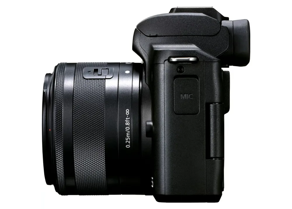 Aparat Foto Mirrorless Canon EOS M50 Mark II Vlogger Kit, Negru
