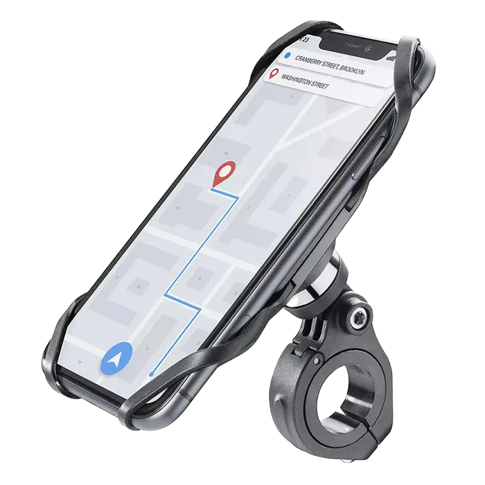 Suport de telefon pentru bicicleta Cellularline Bike Holder Pro, Negru