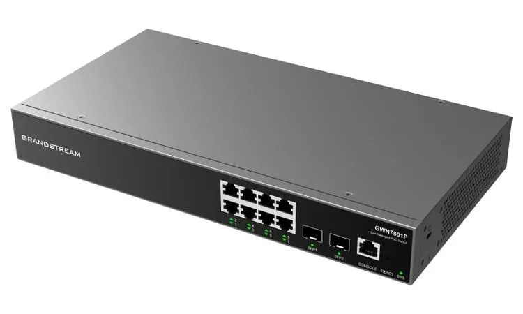 Comutator PoE Grandstream GWN7801P, IEEE 802.3af/at