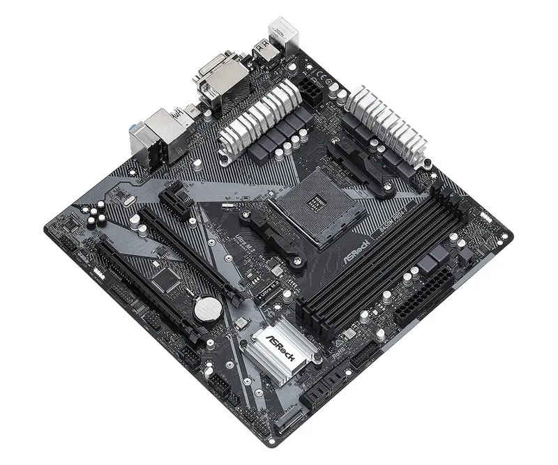 Placă de bază ASRock B450M PRO4-F R2.0, AM4, AMD B450, Micro-ATX