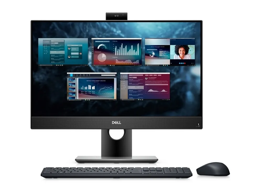 Computer All-in-One DELL OptiPlex 5490, 23,8", Intel Core i5-10500T, 8GB/256GB, Linux Ubuntu, Negru