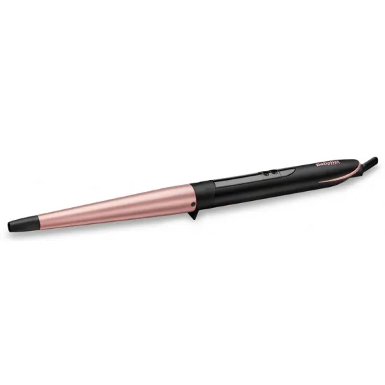 Ondulator de păr BaByliss Conical Wand C454E, Negru | Roz