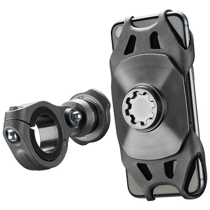 Suport de telefon pentru bicicleta Cellularline Bike Holder Pro, Negru