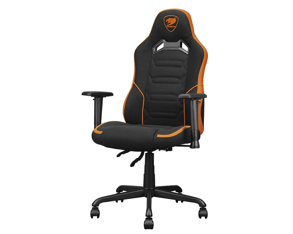 Scaun Gaming Cougar Fusion SF, Plasă elastomerică respirabilă, Portocaliu