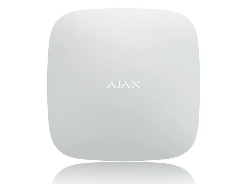 Panou inteligent de control al alarmei Ajax Hub 2 Plus, Alb