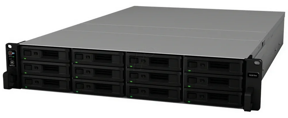 Stocare atașată la rețea SYNOLOGY RS3618xs, Gri