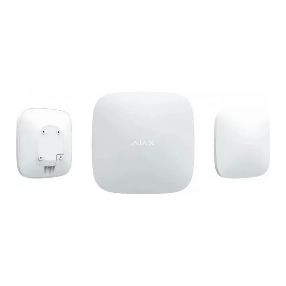 Panou inteligent de control al alarmei Ajax Hub 2 Plus, Alb