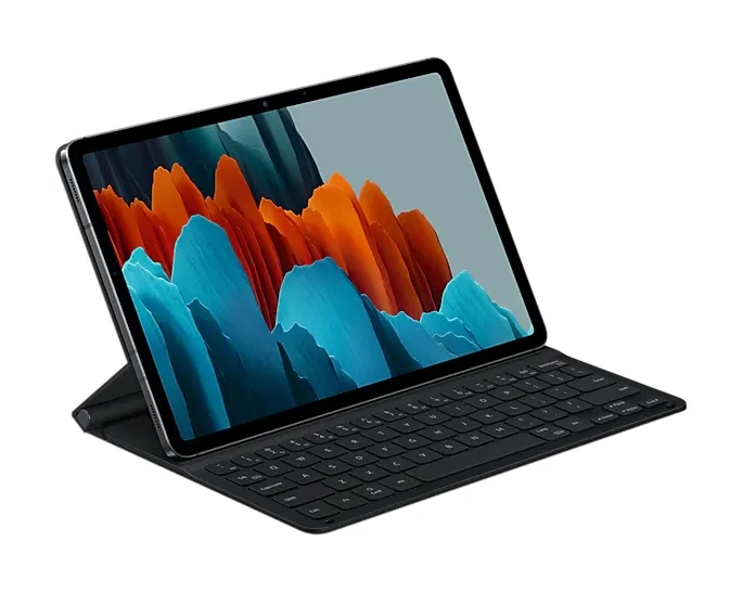 Husă pentru tabletă Samsung Galaxy Tab S7 Book Cover Keyboard, 11", Poliuretan, Negru