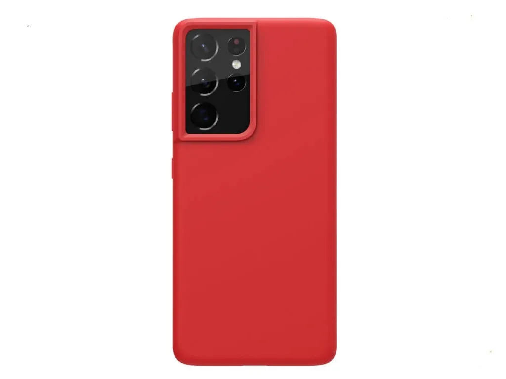 Husă Nillkin Galaxy S21 Ultra - Flex Pure Case, Roșu