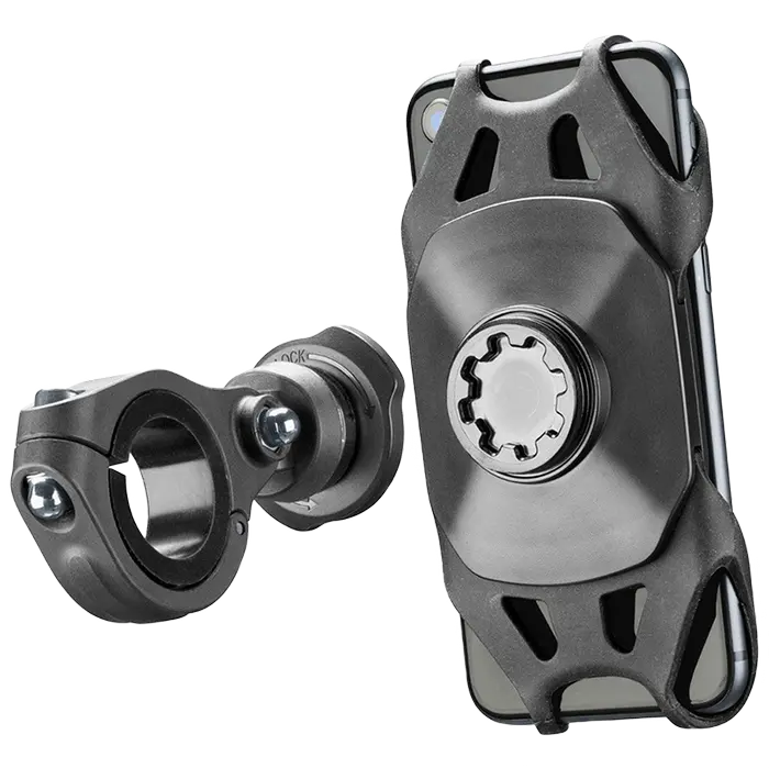 Suport de telefon pentru bicicleta Cellularline Bike Holder Pro, Negru