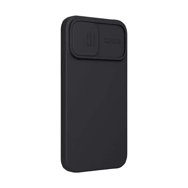 Husă Nillkin iPhone 13 Pro, CamShield Silky Silicone, Elegant Black