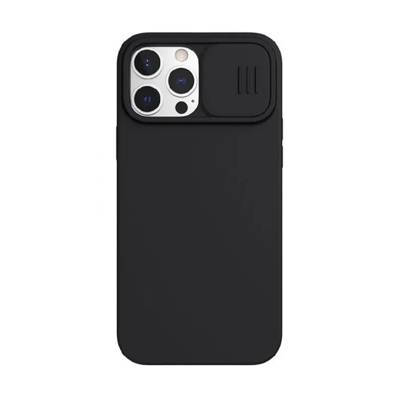 Husă Nillkin iPhone 13 Pro, CamShield Silky Silicone, Elegant Black