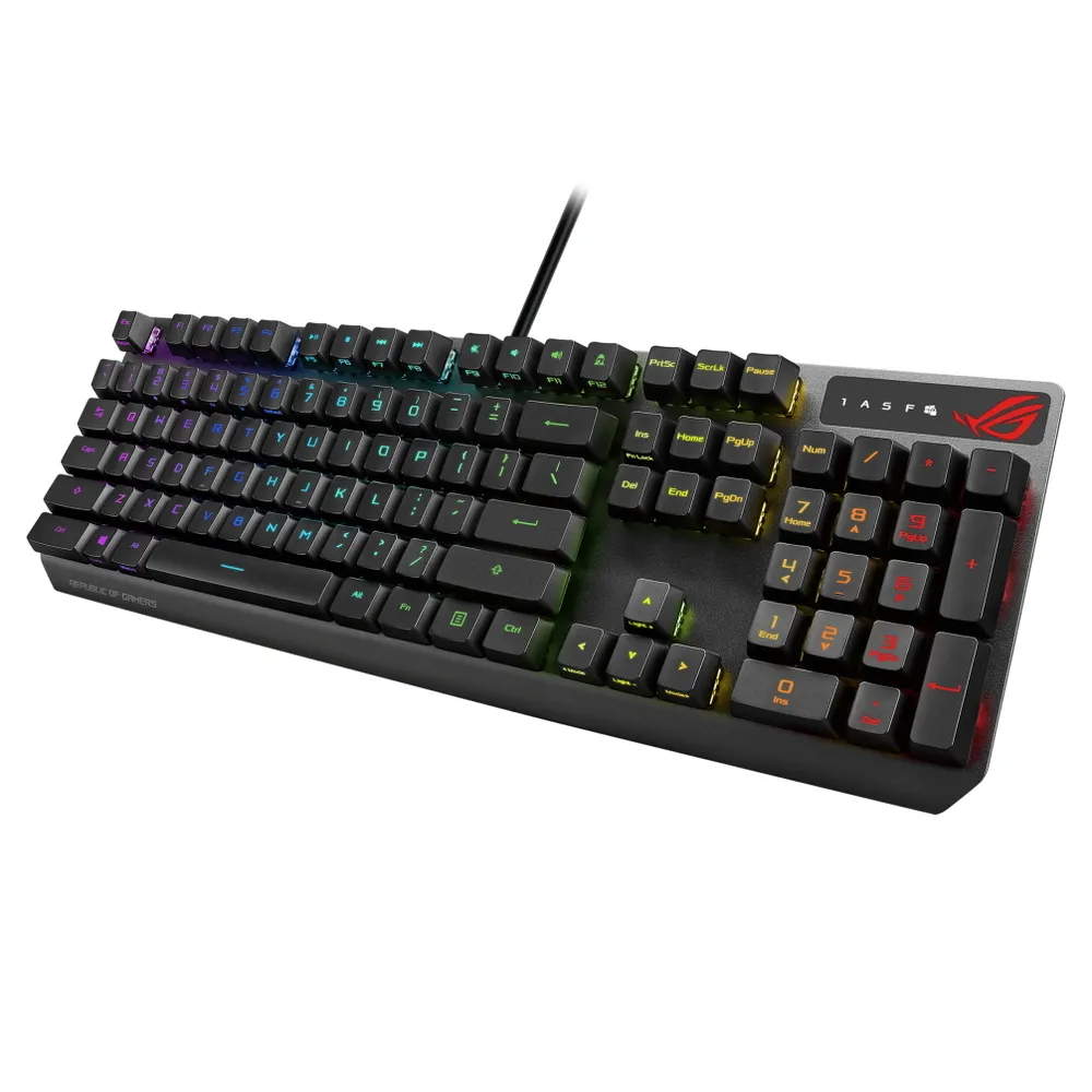 Tastatură ASUS Strix Scope RX, Cu fir, Negru