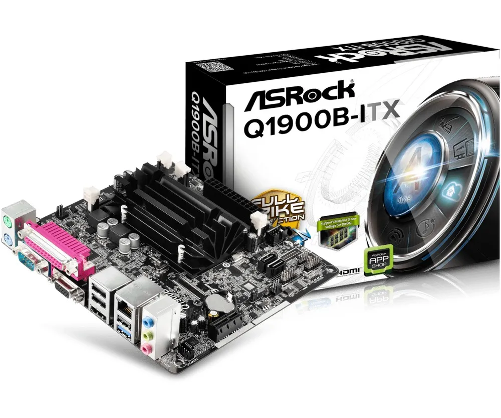 Placă de bază ASRock Q1900B-ITX, Intel J1900, Mini-ITX