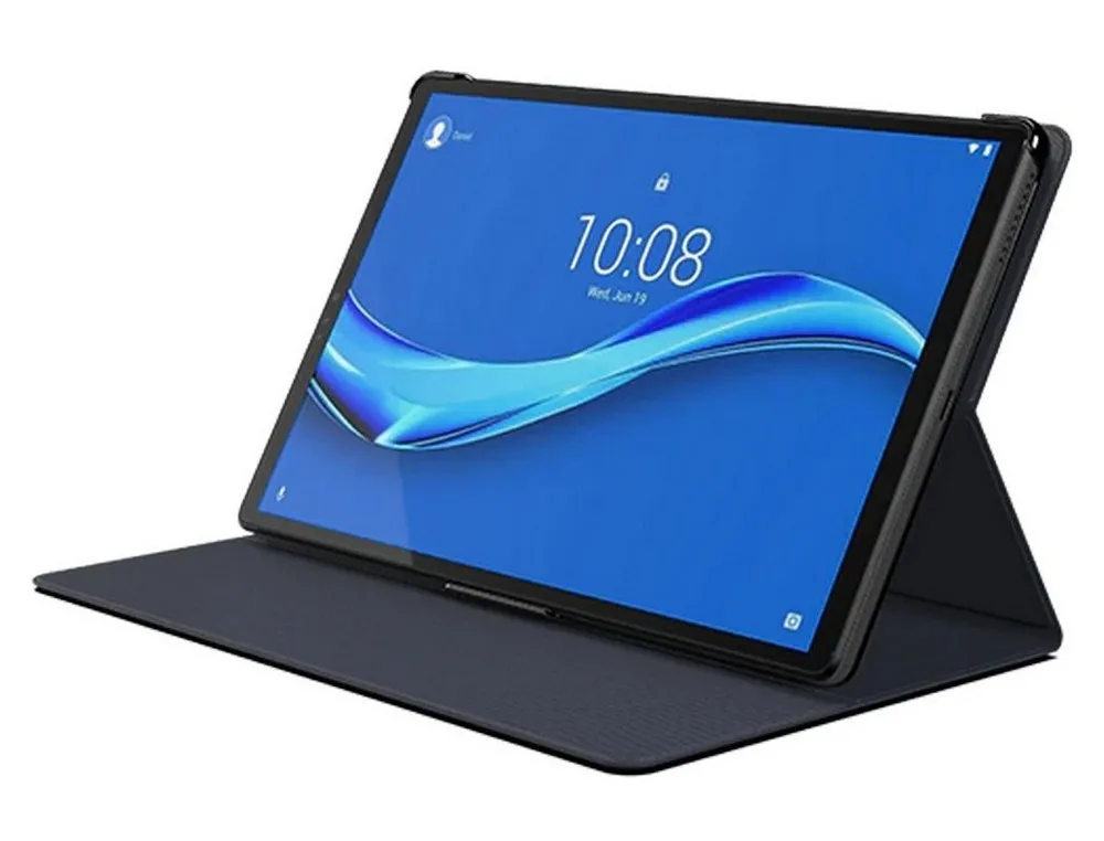 Husă pentru tabletă - Book Case Lenovo TB-X606X, 10,1", Piele artificială, Negru