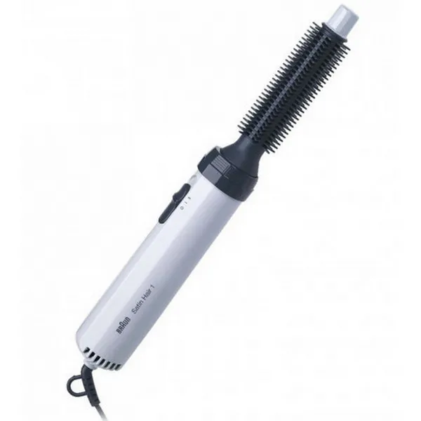 Uscător de păr-perie Braun Satin Hair 1 AS110, 200 W, Alb