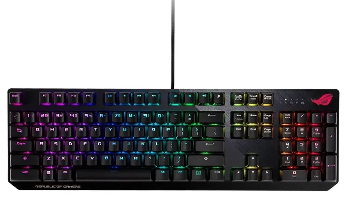 Tastatură ASUS Strix Scope RX, Cu fir, Negru