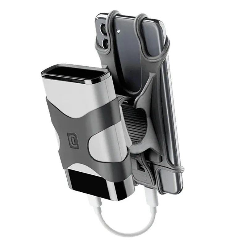 Suport de telefon pentru bicicleta Cellularline Bike Holder, Rider, Negru