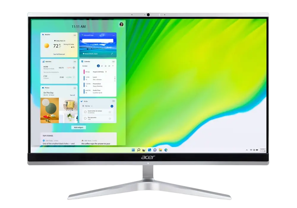 Computer All-in-One Acer C22-1650, 21,5", Intel Core i5-1135G7, 8GB/256GB, Gri