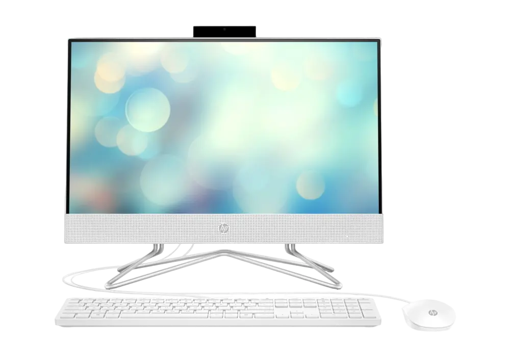 Computer All-in-One HP 22-df1036ur, 21,5", Intel Core i3-1125G4, 8GB/256GB, FreeDOS, Alb