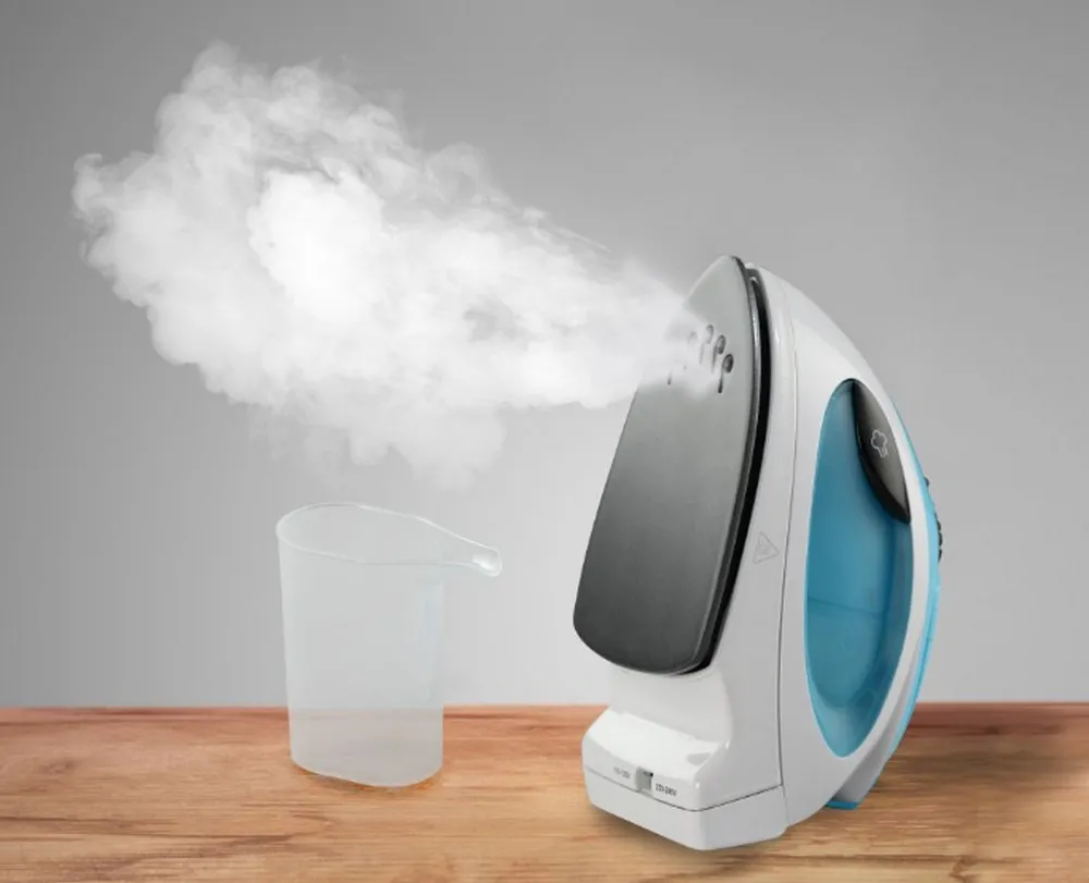 Fier de călcat de călătorie Gorenje SIH1100TBT, 1100W, Albastru deschis
