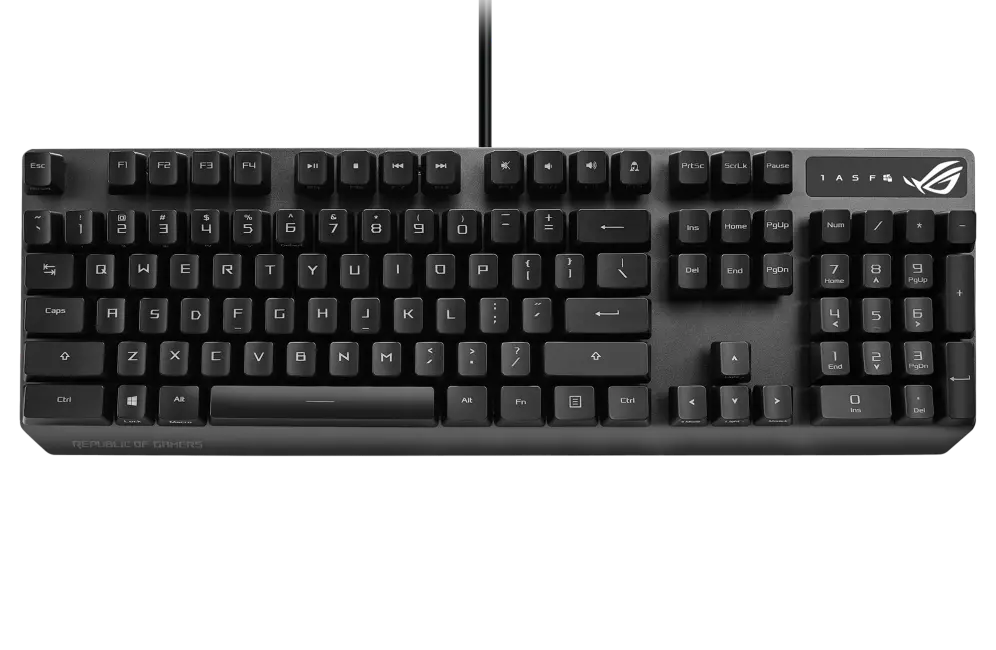 Tastatură ASUS Strix Scope RX, Cu fir, Negru