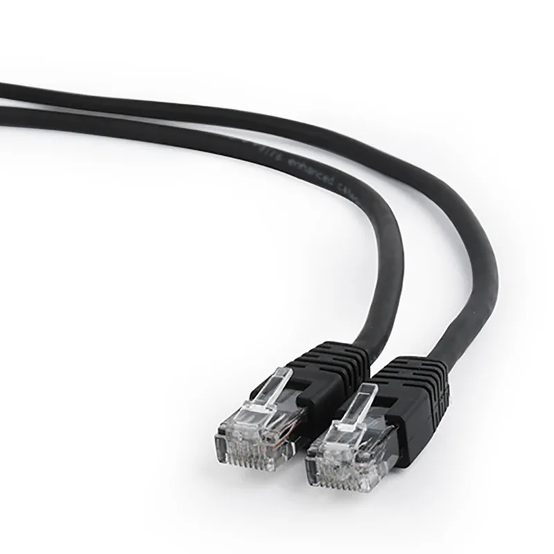 Patch cord Cablexpert PP6U-3M/BK, Cat6 UTP, 3m, Negru