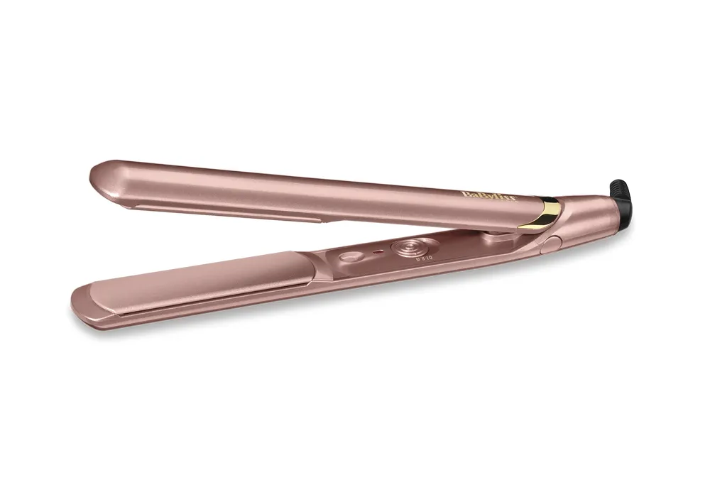 Placă de îndreptat părul BaByliss Elegance 2598PE, Aur Roz
