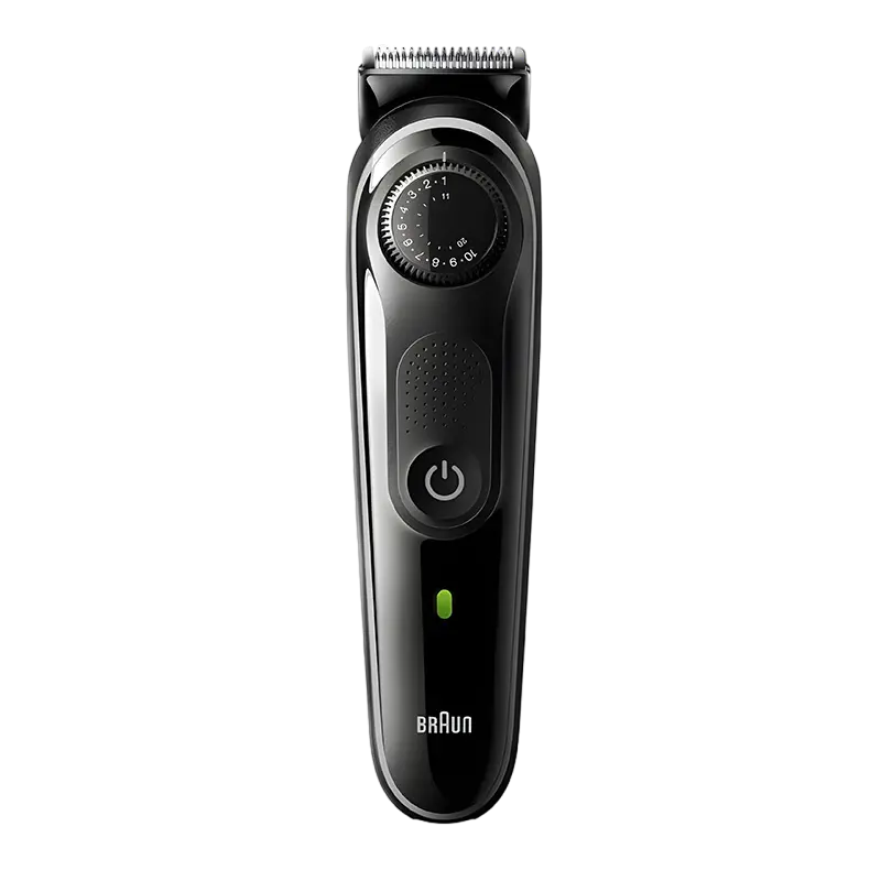 Trimmer pentru bărbați Braun BT5342, Negru | Gri