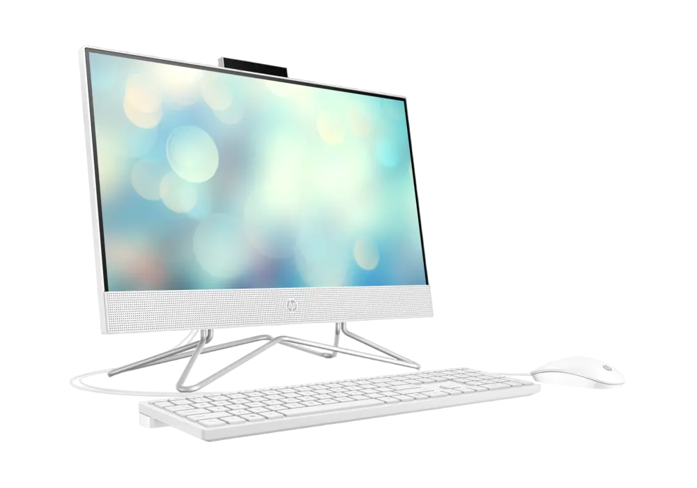 Computer All-in-One HP 22-df1036ur, 21,5", Intel Core i3-1125G4, 8GB/256GB, FreeDOS, Alb