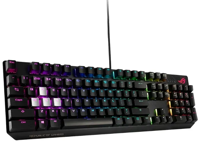 Tastatură ASUS Strix Scope RX, Cu fir, Negru
