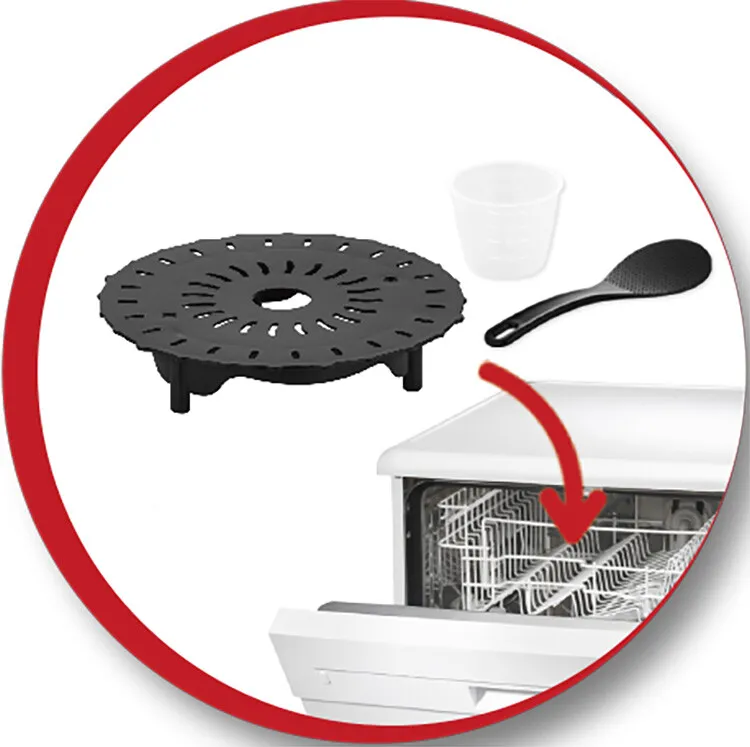 Aparat de gătit multifuncțional sub presiune Moulinex CE5A0F34, Cafeniu