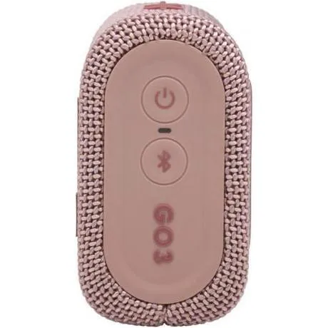 Boxă portabilă JBL GO 3, Roz