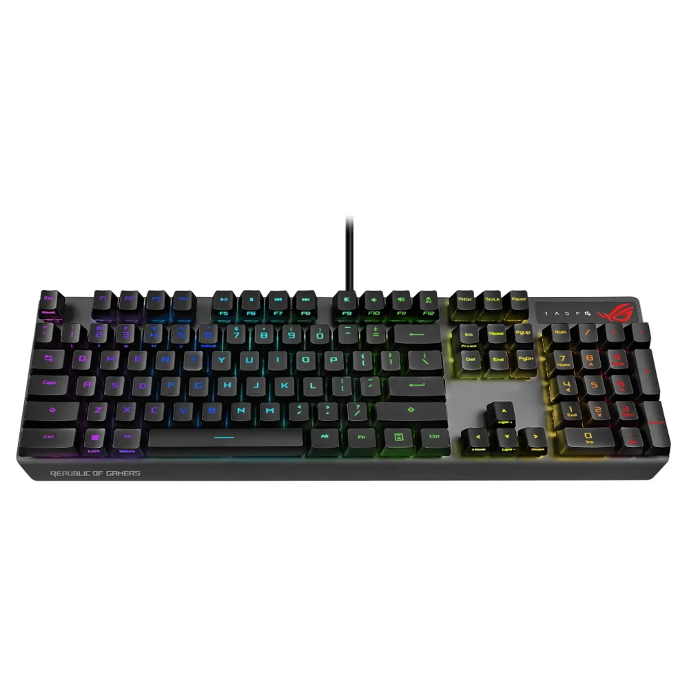 Tastatură ASUS Strix Scope RX, Cu fir, Negru