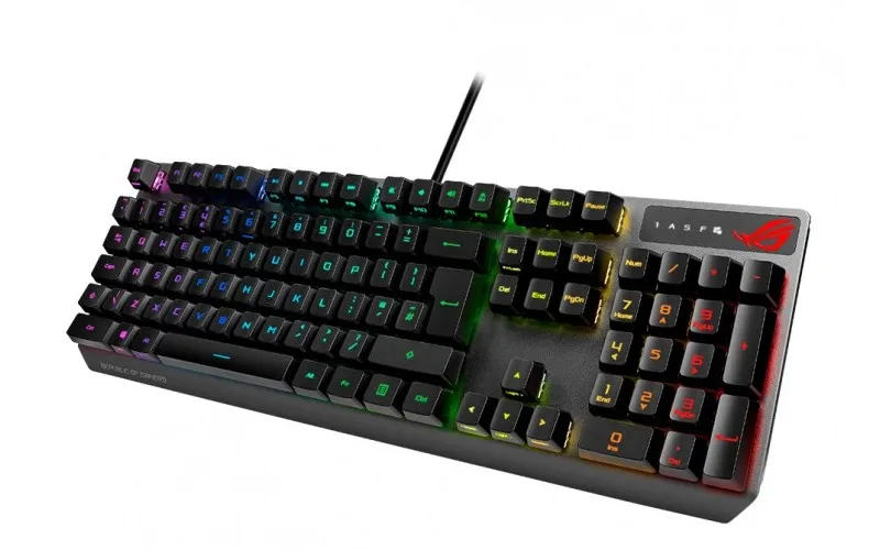 Tastatură ASUS Strix Scope RX, Cu fir, Negru