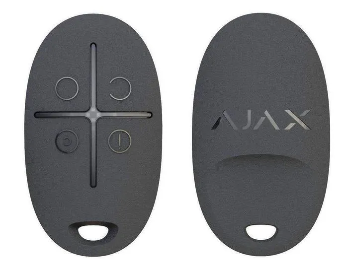 Buton de urgență Ajax SpaceControl, Negru