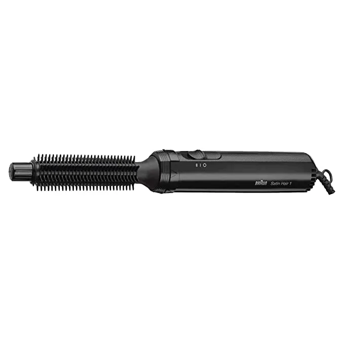 Uscător de păr-perie Braun Satin Hair 1 AS110, 200 W, Alb