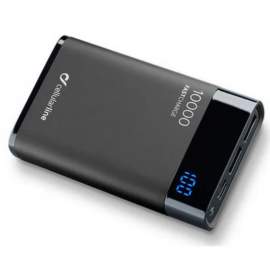 Acumulator extern Cellularline FreePower MANTA 20000, 20mAh, Negru