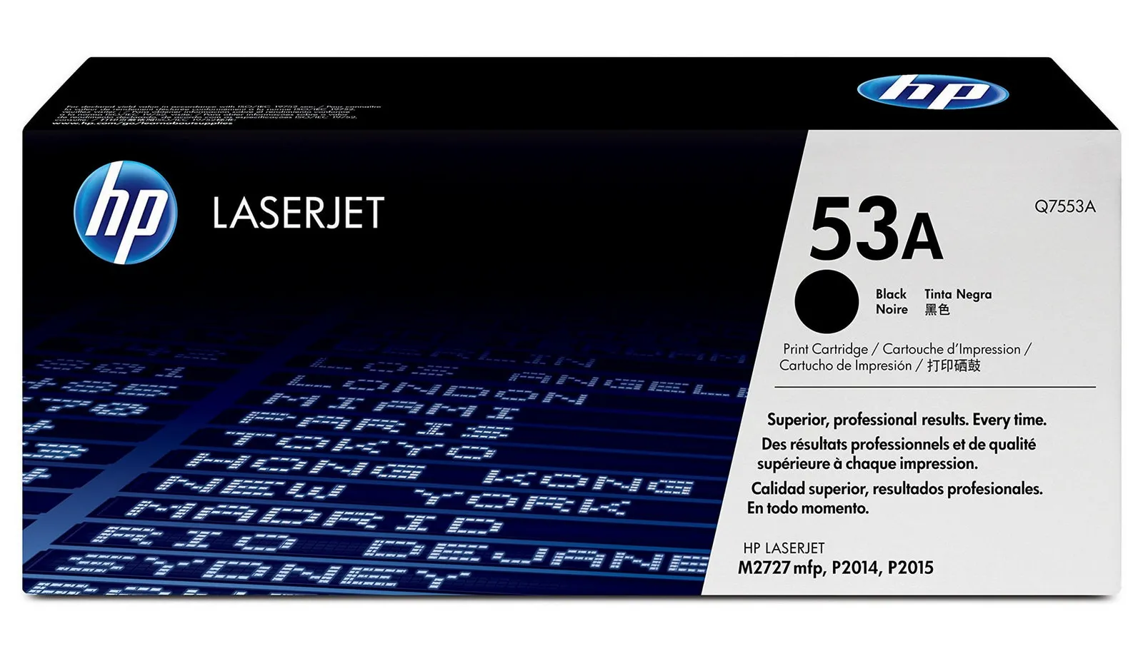 Cartuş HP Q7553A, Negru