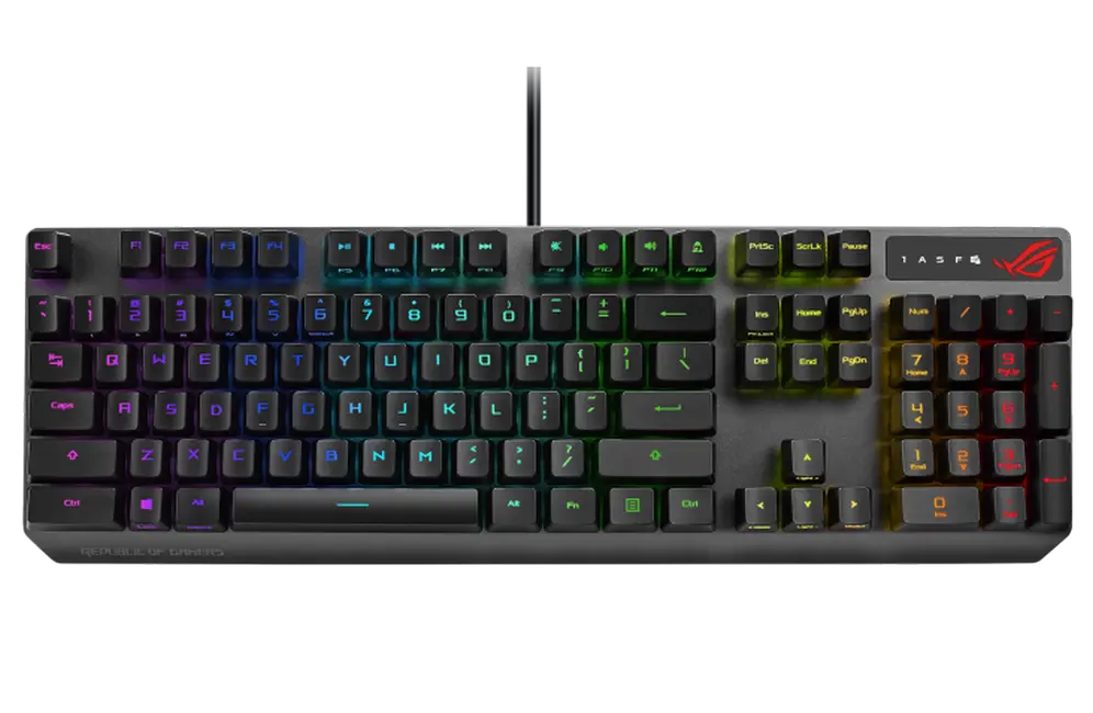 Tastatură ASUS Strix Scope RX, Cu fir, Negru