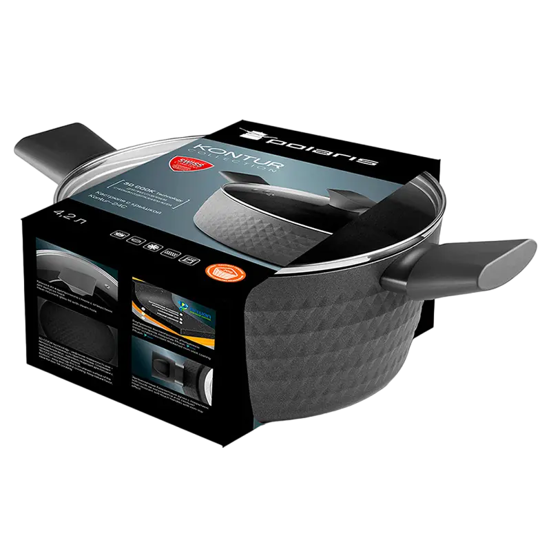 Cratiță Polaris Kontur-24C, 4,2L, Gri