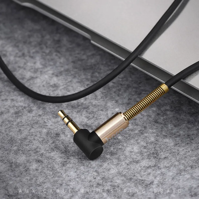 Cablu audio Hoco UPA02, 3.5 mm - 3.5 mm, 1m, Roșu