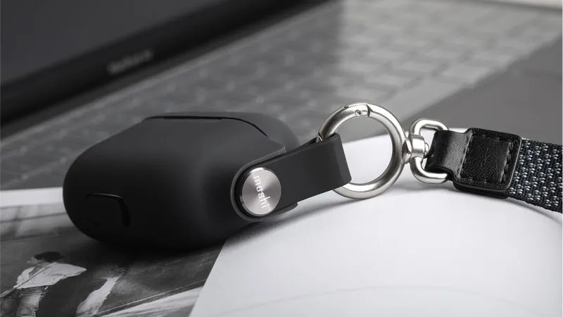 Husă Moshi Pebbo - Airpods 3, Negru