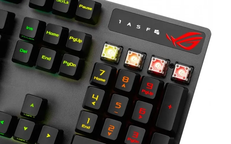 Tastatură ASUS Strix Scope RX, Cu fir, Negru