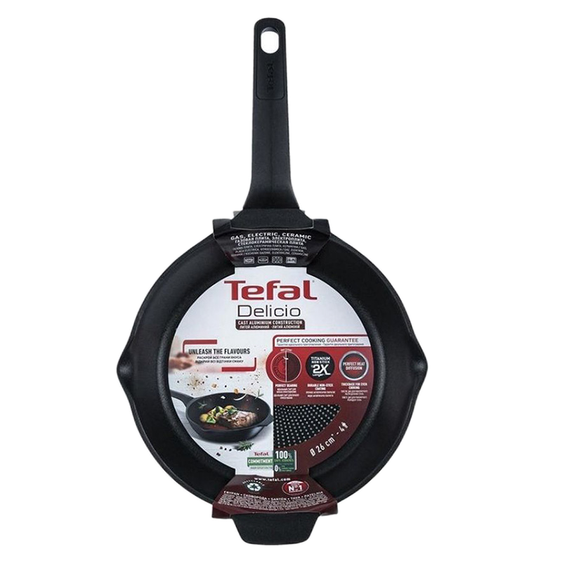 Tigaie Tefal E2320674, 28cm, Negru