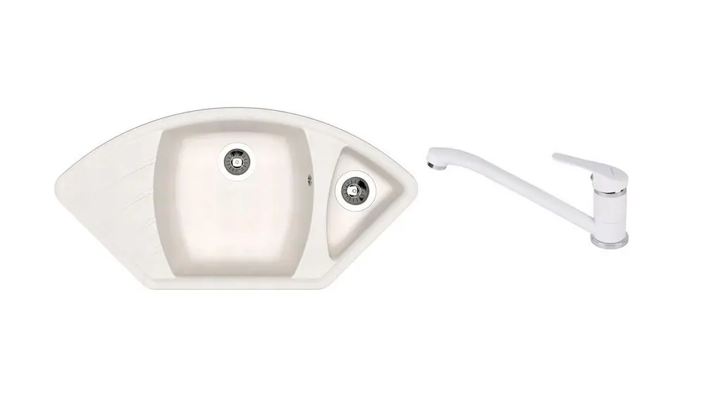 SET chiuveta Dr Gans Gabi + SanDonna F 1066 alb