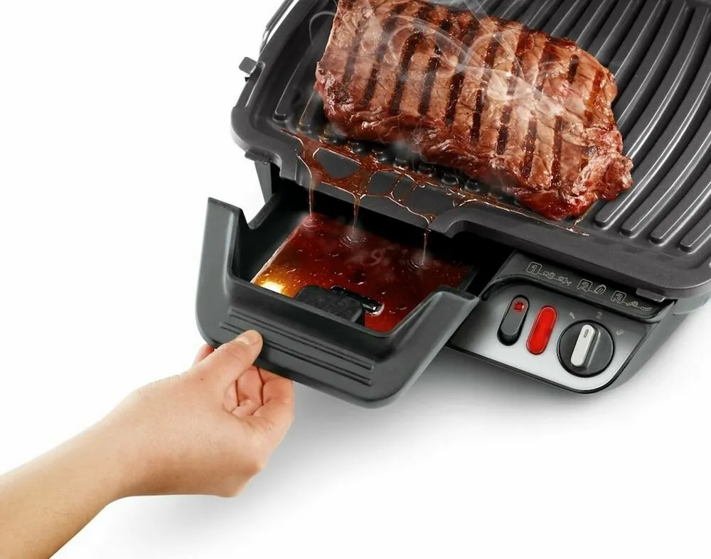 Grătar electric Tefal Ultracompact, 2000W, Argintiu
