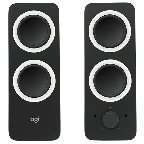 Boxe pentru calculator 2.0 Logitech Z200, Negru