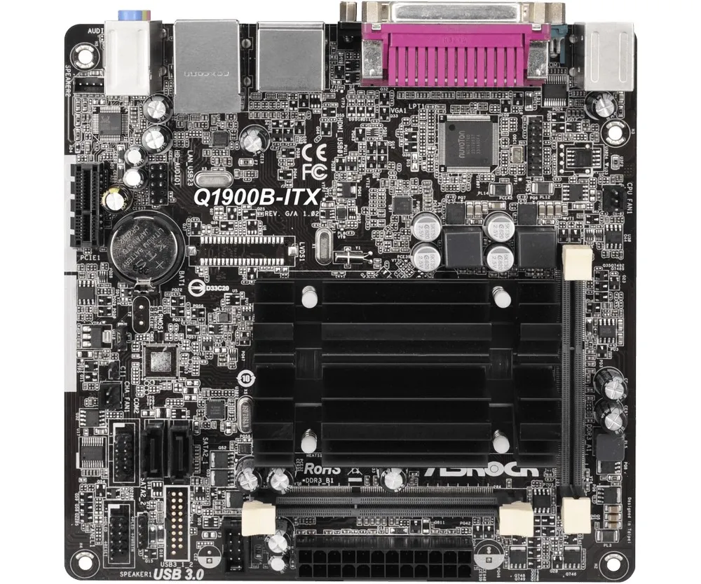 Placă de bază ASRock Q1900B-ITX, Intel J1900, Mini-ITX