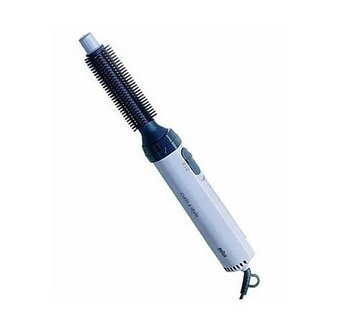 Uscător de păr-perie Braun Satin Hair 1 AS110, 200 W, Alb